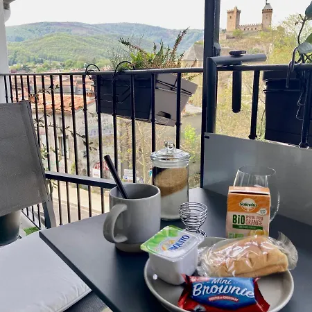 Aux 4 Logis Appart-Hotel - Studio Le Roof - Une Vue Splendide - Petit Dejeuner Inclus 1Ere Nuit Foix